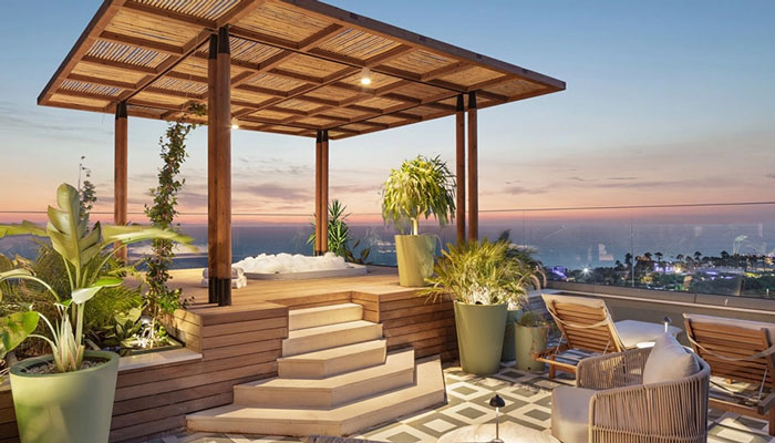 Pergola mit Meerblick im Voyage Resort Belek